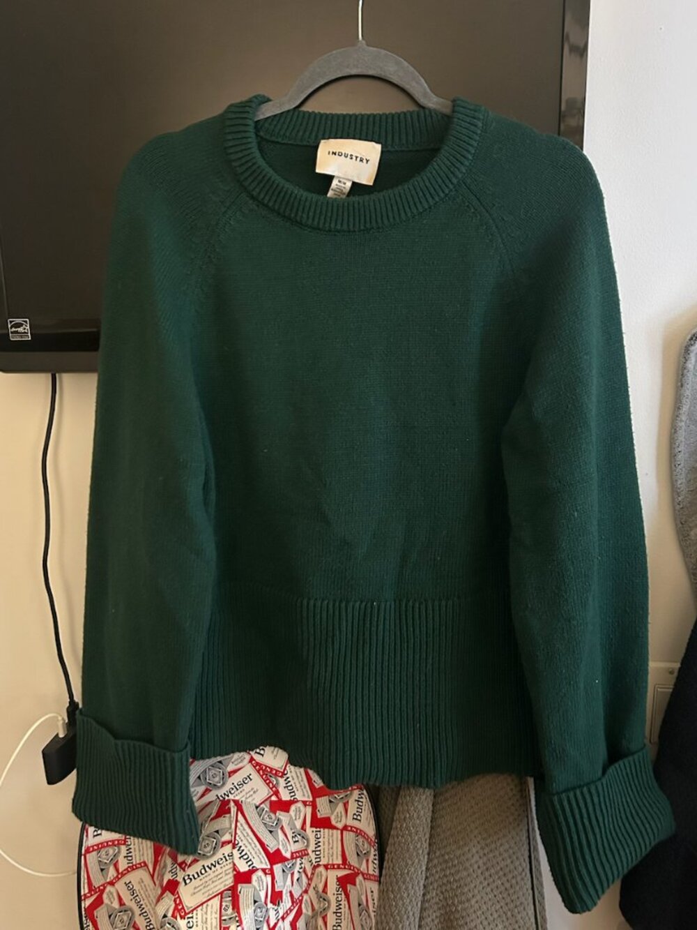 Industry Green Sweater